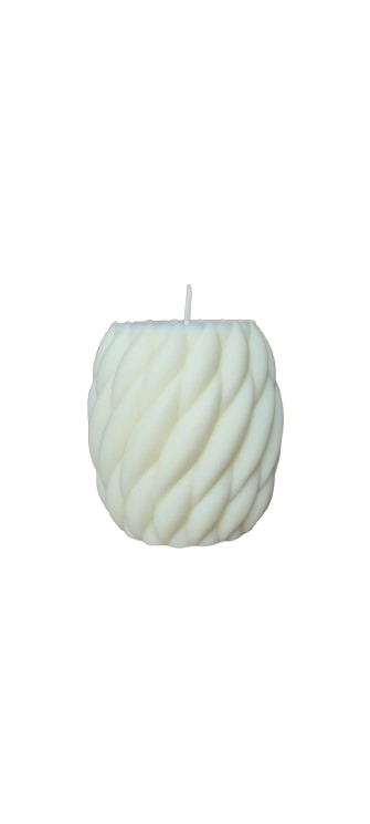 Sojakerze "Braided Candle" klein Ø 55* 60mm, mittel Ø 85* 90 mm by RegysFire