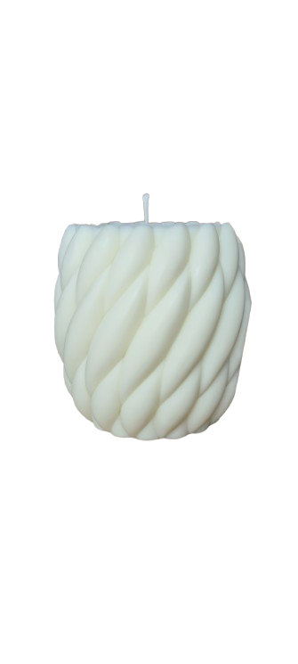 Sojakerze "Braided Candle" klein Ø 55* 60mm, mittel Ø 85* 90 mm by RegysFire